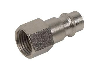 Штуцер під быстродейственное з'єднання з клапаном з внутр.різьбленням 1/4' (D6/14)