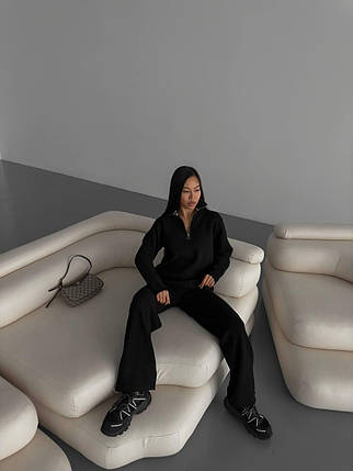 Зручний жіночий костюм Сільвія кофта оверсайз та штани Ddi5384, фото 1