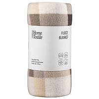 Плед Ardesto Flannel 130x160см, поліестер, клітинка, бежевий (ART0711PB)