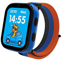 Смарт-годинник дитячий Gelius GP-PK008 (Rainbow) з GPS/4G Black