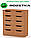 Комод 5М вільха Компаніт (80х38х90 см), Доставка в точку видачі Rozetka БЕЗКОШТОВНА, фото 2