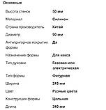 Силіконова форма Кекс кручений, Замок, Паска 34*24,5 см, фото 8