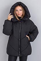 Жіноча стильна зимова куртка Селін-2 р-ри 44-52, фото 4