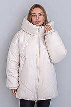 Жіноча стильна зимова куртка Селін-2 р-ри 44-52, фото 3