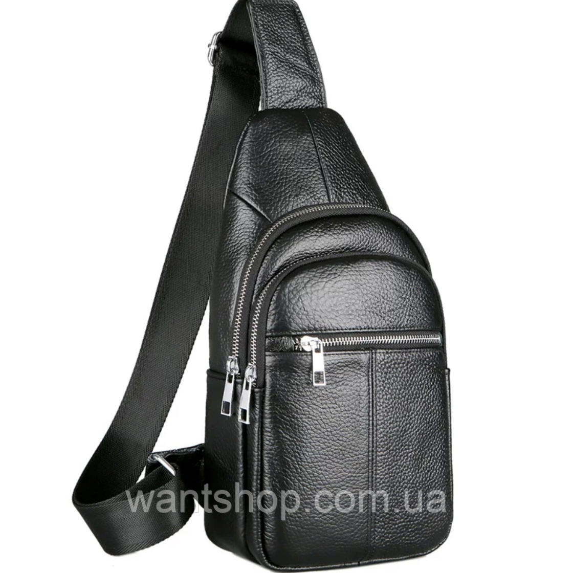 Чоловічий шкіряний слінг-рюкзак на плече TIDING BAG TM-24934
