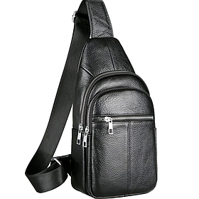 Чоловічий шкіряний слінг-рюкзак на плече TIDING BAG TM-24934