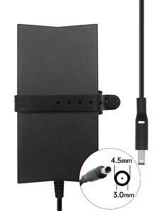 Зарядний пристрій для ноутбука 4.5-3.0 pin 6.7A 19,5V 130W Dell Оригінал прямокутна новий