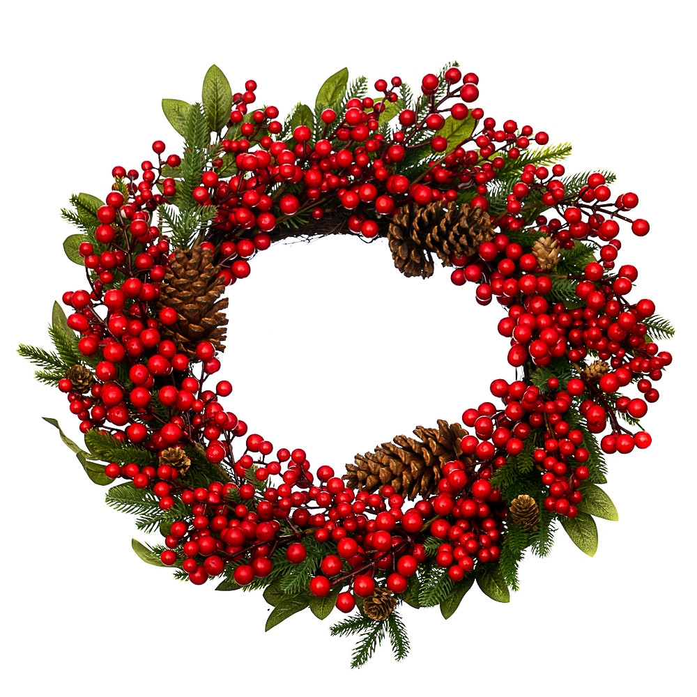 Вінок «Ягідний із шишками», фото 1