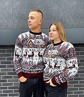 Новорічні парні светри "Домік", фото 2