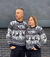 Новорічні парні светри "Домік", фото 3