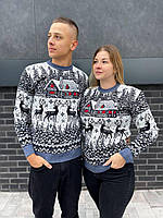 Новорічні парні светри "Домік", фото 4