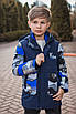 Куртка демісезонна трансформер для хлопчика 10-15 років KSDK арт.800, Темно-синій, 140, фото 2