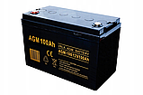 Акумулятор VOLT AGM VRLA 100Ah 12V + подарунок Зарядний пристрій Volt Polska 12V 8A LCD, фото 7
