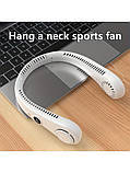Вентилятор для шиї R-8 / Портативний шийний вентилятор / Безлистий шийний вентилятор Ідеально підходить для особистого вентилятора, фото 6