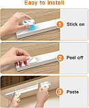 Світлодіодне освітлення шафи FULEN з датчиком руху для використання в приміщенні, світлодіодна стрічка із зарядкою від USB-порту,, фото 6