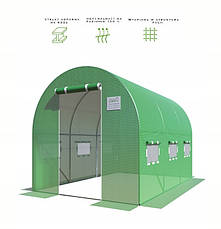 Парник, теплиця 10 м² (4х2,5х2м) Польща, фото 3