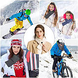 Розумний графеновий шарф PopWarm, грілка для шиї, розумний електричний шарф з 3 рівнями підігріву, шарф для шиї Painel, шарф, фото 5