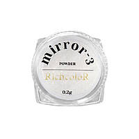 Дзеркальне втирка для нігтів RichColoR Mirror 03 золотий 0.2 г