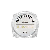 Дзеркальне втирка для нігтів RichColoR Mirror 04 зелений 0.2 г