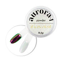 Втирка для нігтів RichColoR Aurora №01 0.2 г (рожевий хамелеон, Аврора)
