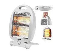 Кварцовий обігрівач A-PLUS 800 Вт. Переносний електричний обігрівач. Підлоговий інфрачервоний обігрівач.