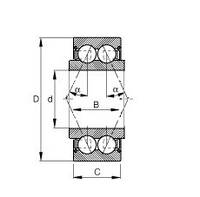 Підшипник KOYO DAC4584DWCS82