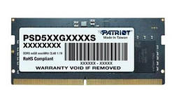 Модуль пам`яті SO-DIMM 8GB/4800 DDR5 Patriot Signature Line (PSD58G480041S)