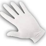 Перчатки латексні н/с з пудрою М, уп. №100, фото 2