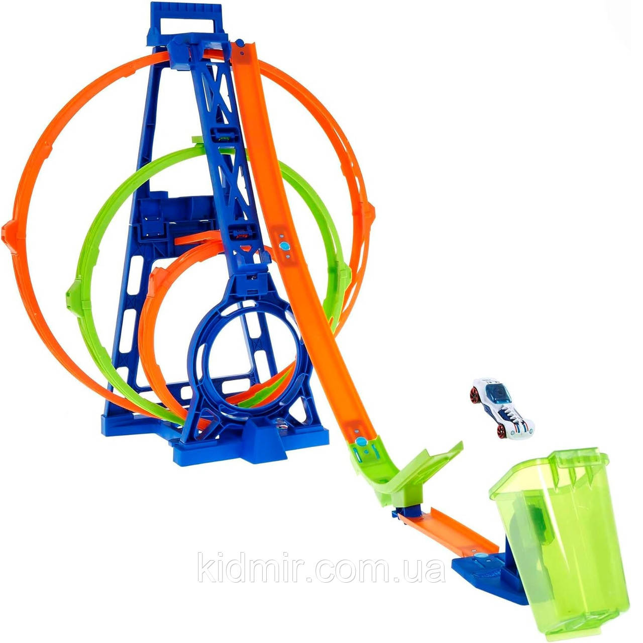 Автотрек Хот Вілс Потрійна петля Hot Wheels Triple Loop Kit HMX37, фото 1