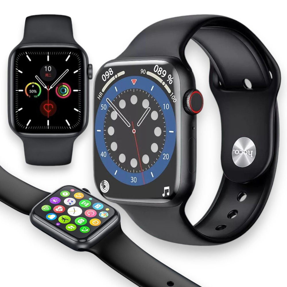 Смарт-годинник Hoco Sports watch Y5 Pro (Call Version) Розумний смарт годинник телефон, чорний
