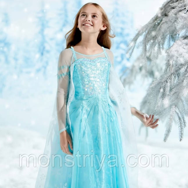 Карнавальний костюм сукня принцеса Ельза "Холодна Ельза" Frozen, Disney