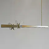 Підвісна сучасна люстра з метеликами P616GD, фото 2