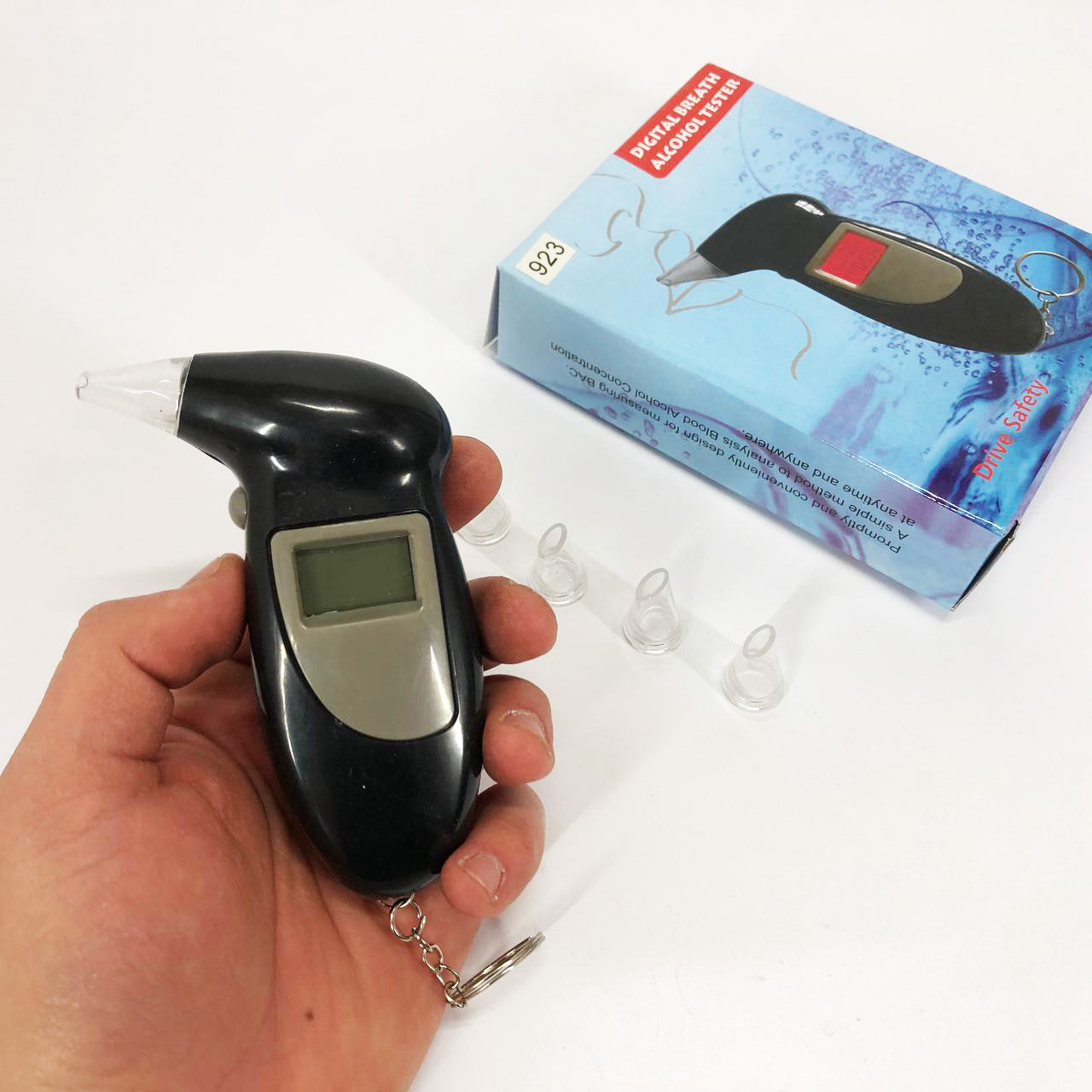 Електронний портативний алкотестер, Професійний алкотестер з цифровим дисплеєм тест XI-66, фото 1