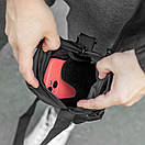 Сумка барсетка через плече RIO чорна тканинна молодіжна месенджер, фото 10