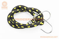 Резинка багажника кругла з гачками метал. 0,5метр (різні кольори)