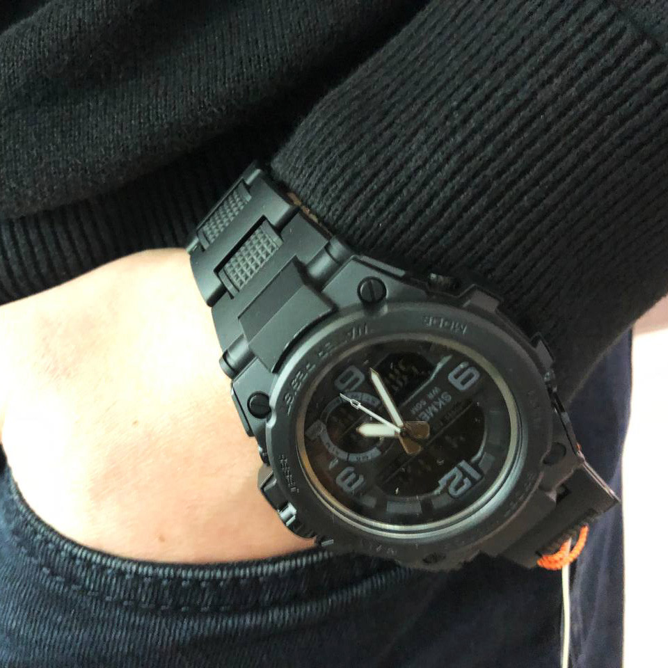 Якісні спортивні годинники SKMEI, Стильні тактичні годинники для чоловіків Водонепроникні LN-71, фото 1