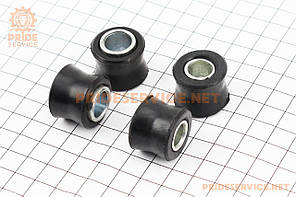 Сайлентблок амортизатора + втулка 10 мм і 12 мм к-кт 4 шт.