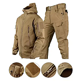 Костюм на флісі софтшел Gwild Пісок Койот Soft Shell Койот ТМ, фото 2