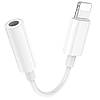 Кабель перехідник BOROFONE BV21 Genuine iP to 3.5 digital audio converter, White, фото 6