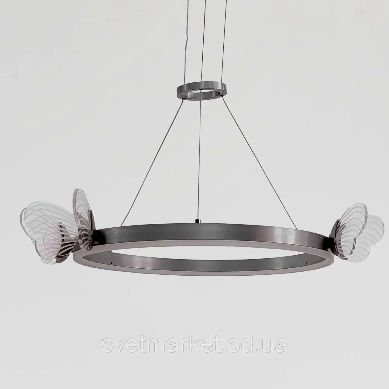 Підвісна сучасна люстра з метеликами P615CH, фото 1