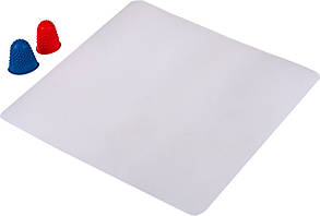 Набір для роботи з клейовим пістолетом MASTERTOOL — килимок 20х20 см 2 наперстка 42-0161