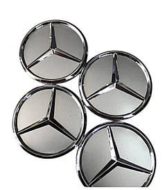 Ковпачки, заглушки для дисків Mercedes 75/70 мм