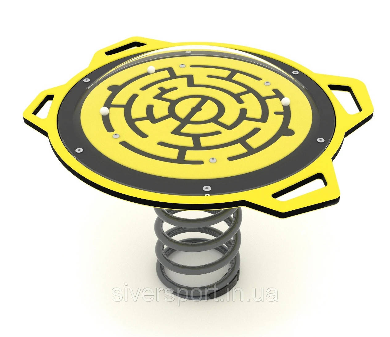 Інтерактивна панель (гойдалка на пружині) з HDPE пластику SiverSport VP 0681, фото 1
