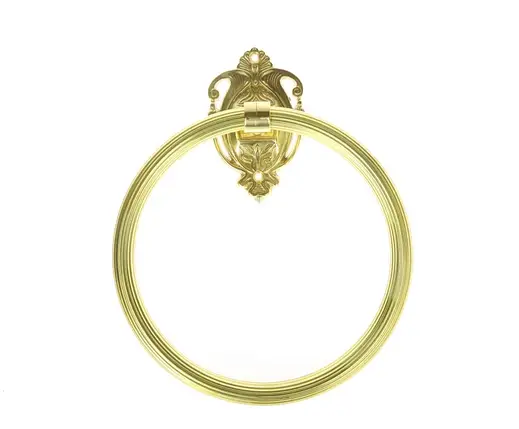 Кільце для рушників з латуні Ф 22см Stilars Італія 1231, фото 1