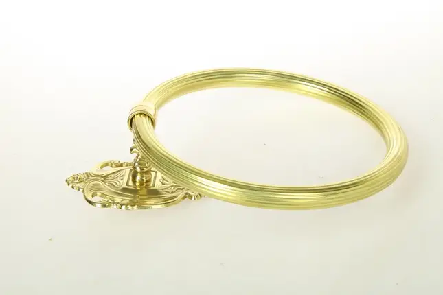 Кільце для рушників з латуні Ф 22см Stilars Італія 1231, фото 2