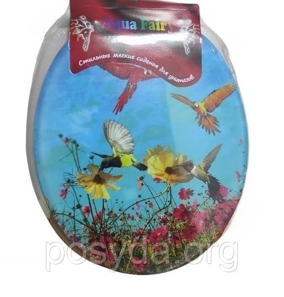 Кришка для унітазу м'яка з малюнком 000004925, фото 1