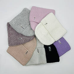 Жіночі шапки з ангори на зиму, арт 3402