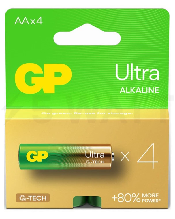 Батарейка GP LR6 ALKALINE ULTRA АА (ціна за 4 шт)