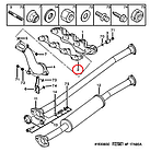 Прокладка випускного колектора Peugeot Boxer, Citroen Jumper (1994-2002), 0349E7, фото 4