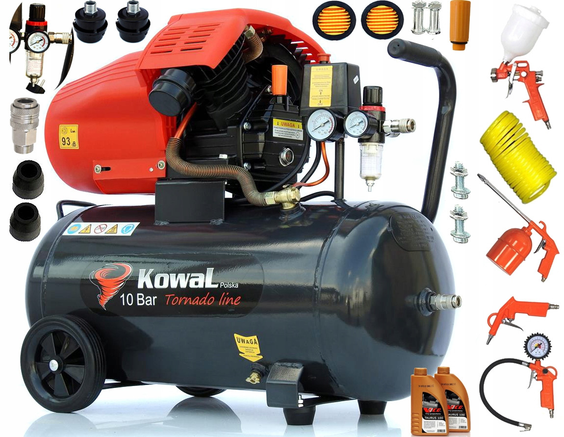 Оливний компресор Kowal Polska zbv50+KIT 50L 12bar